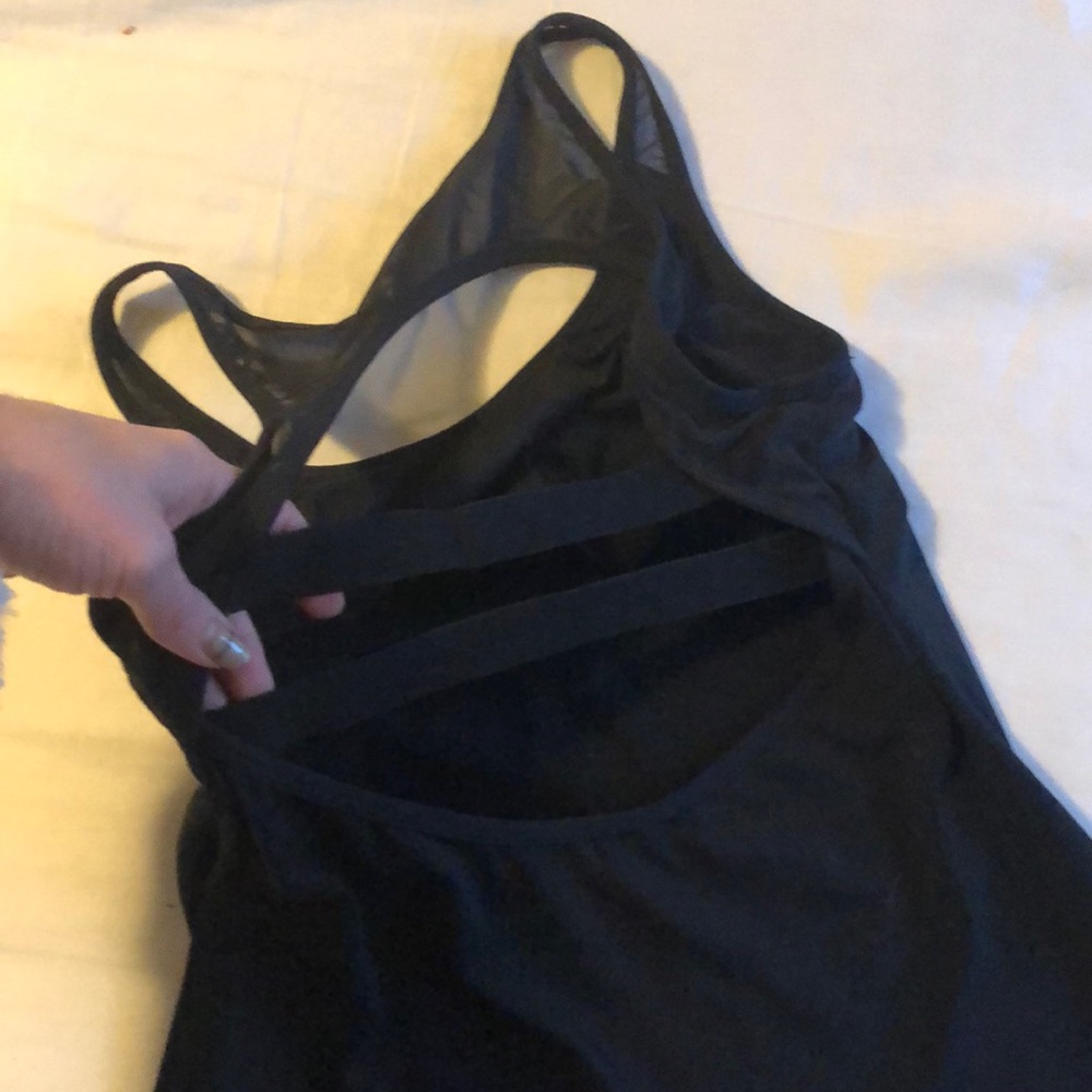 Fabletics Black Racerback Tank Top - Picture 3 of 3
